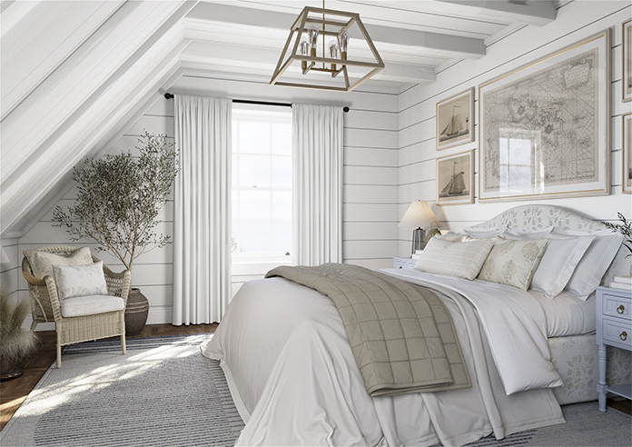 Ascot, Snow White - Made to Measure Curtains - Image 7